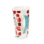 Set 8 cani portelan Fructe 9x15 cm, 500 ml