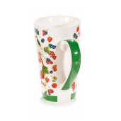 Set 8 cani portelan Fructe 9x15 cm, 500 ml