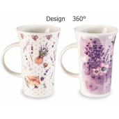 Set 2 cani portelan Lavanda 10x15 cm, 500 ml