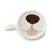 Cana portelan multicolor Catelus Ø 8 cm x 9,5 H, 350 ml