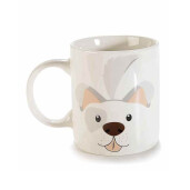 Cana portelan multicolor Catelus Ø 8 cm x 9,5 H, 350 ml