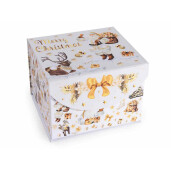 Set 6 cani Craciun portelan multicolor Ø 8 x 10,5 H, 350 ml
