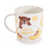 Cana portelan multicolor Ursulet Ø 9 cm x 9 H, 400 ml