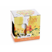 Set 3 cani portelan cu infuzoare 8x10.5 cm, 290 ml