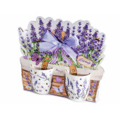 Set 2 cani portelan in cutie cadou Lavanda Ø 5,5 cm x 6 H, 70 ml
