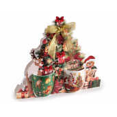 Set 4 cani Craciun portelan Ø 5,5 cm x 6 H, 70 ml