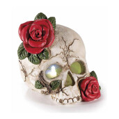 Figurina Halloween Schelet polirasina multicolora cu leduri cm 9,5 x 11 x 10 H