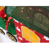 Trenulet Craciun cu leduri cm 123 x 19 x 83 H