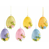 Set 6 Oua Paste textil multicolor cm 7,5 x 10,5 H