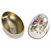 Set 6 oua Paste metal multicolor 6.5x7x11 cm