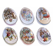 Set 6 oua Paste metal multicolor 8.5x9x12.5 cm