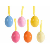 Set 12 Oua Paste plastic multicolor Ø 4 cm x 6 H