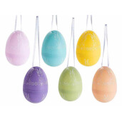 Set 72 oua Paste plastic multicolor Ø 5 cm x 7,5 H