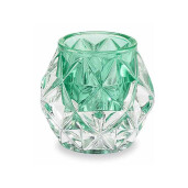 Set 8 suporturi lumanari sticla 7.5x6.5 cm