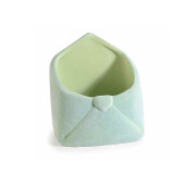 Vaza flori teracota verde cm 9 x 7,5 x 10 H