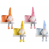 Set 4 ghivece flori ceramica 13x7x22.5 cm