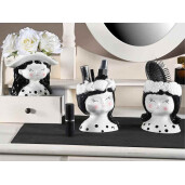 Set 3 vaze portelan Fetite 9.5x8.5x12 cm