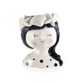 Set 3 vaze portelan Fetite 9.5x8.5x12 cm