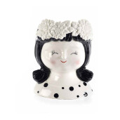 Set 3 vaze portelan Fetite 9.5x8.5x12 cm