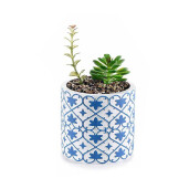 Set 4 plante artificiale in ghiveci 11x19 cm