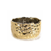 Bol decorativ ceramica aurie Ø 15 x 8 H