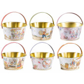 Set 6 cosuri Paste metal multicolor 19x19.5 cm