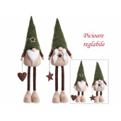 Set 2 figurine Mos Craciun, Craciunita 21 x 14 x 90 H