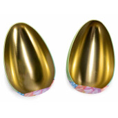 Set 2 oua Paste metal multicolor 9.5x15.5 cm