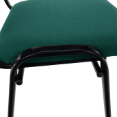 Scaun de birou verde negru 53.5x43x78 cm