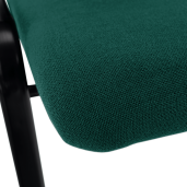 Scaun de birou verde negru 53.5x43x78 cm