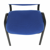 Scaun birou albastru negru Iso 53x58x83 cm