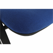 Scaun birou albastru negru Iso 53x58x83 cm