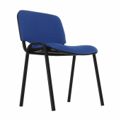 Scaun birou albastru negru Iso 53x58x83 cm