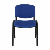 Scaun birou albastru negru Iso 53x58x83 cm