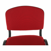 Scaun birou rosu negru Iso 53x58x83 cm
