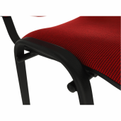 Scaun birou rosu negru Iso 53x58x83 cm