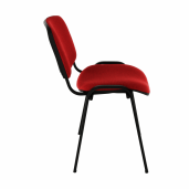 Scaun birou rosu negru Iso 53x58x83 cm