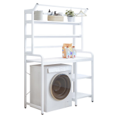 Raft deasupra masinii de spalat mdf alb Jabir 100x60x192.5 cm