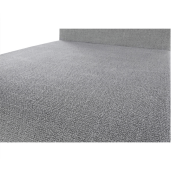 Scaun tapiterie textil gri picioare crom Amina 44x46x110 cm