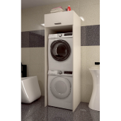 Raft deasupra masinii de spalat, uscator PAL melaminat casmir 67,5x67x210 cm