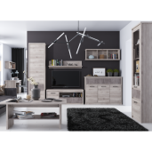 Raft suspendat pal melaminat castan nairobi Jesi 120x23,6x38,4 cm