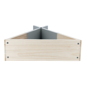 Raft perete lemn gri natur Joli 33x10x56 cm 
