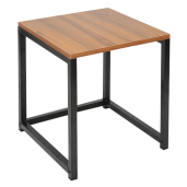 Set 3 masute de cafea nuc negru Kastler 40x40x42 cm, 36x36x39 cm, 30x30x36 cm