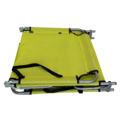 Sezlong de gradina verde gri Keleo 58x182x30/79 cm