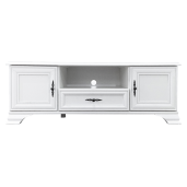 Comoda TV DTD alb alpin Kentak 144x44x52 cm 