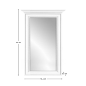 Oglinda perete DTD alb pin Kentak 58,5x6,5x110 cm