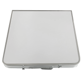 Masa camping pliabila aluminiu mdf alb Kepi 120x60x54 cm