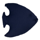 Perna decorativa Peste textil albastru alb 40x45x11 cm