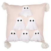 Perna Halloween Fantome poliester multicolor 40x40x8 cm