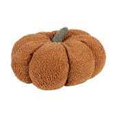Perna decorativa Dovleac decorativ textil maro 28x18 cm